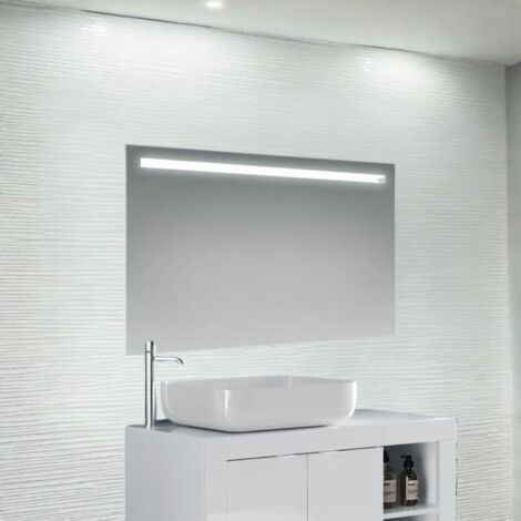 Specchio Edmonton 60x80 cm con fascia LED