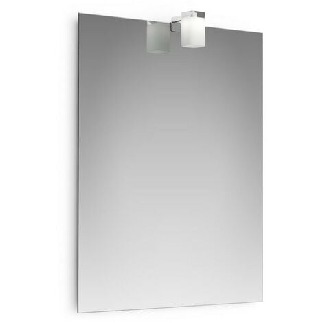 SPECCHIO FILO CON LAMPADA LED CM.45X65