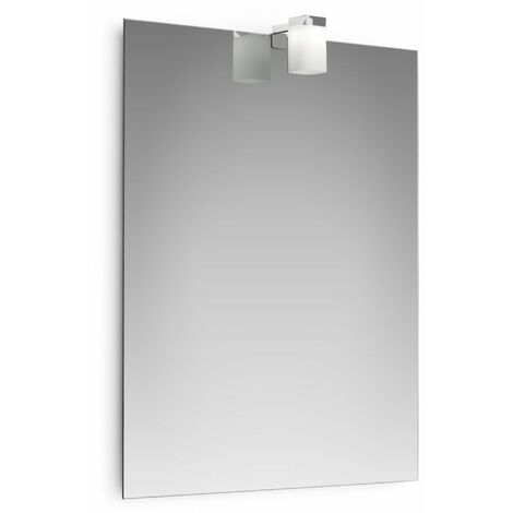 SPECCHIO FILO CON LAMPADA LED CM.45X65