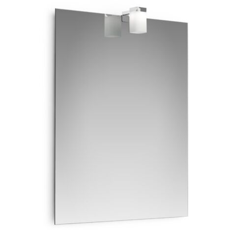 SPECCHIO FILO CON LAMPADA LED CM.60X80