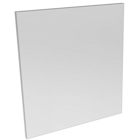 Specchio fisso da 60X65 cm cromo satinato