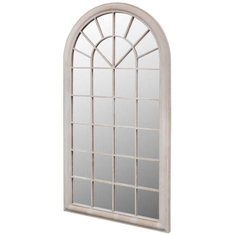 Specchio Giardino Rustico con Arcata 60x116 cm Interni Esterni vidaXL