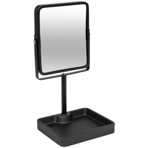 Specchio girevole glass nero 30x15,2cm - 5five