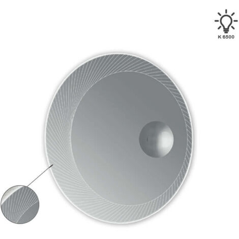 Specchio illuminazione led con specchio ingrandimento Made in Italy 45011