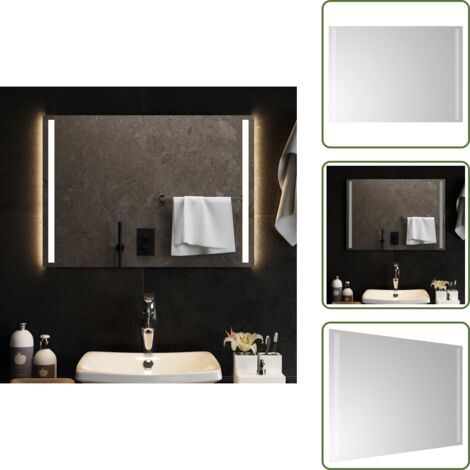 Specchio impermeabile - vidaXL Specchio da Bagno con Luci LED 70x50 cm - Specchio IP65