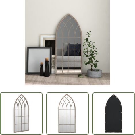 Specchio in ferro -  Specchio Sabbia 100x45 cm in Ferro per Uso Interno