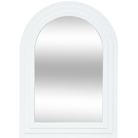 Specchio in legno emily h55cm bianco - Atmosphera créateur d'intérieur