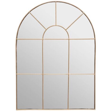 Specchio in metallo dorato monica 54x74cm - Atmosphera créateur d'intérieur