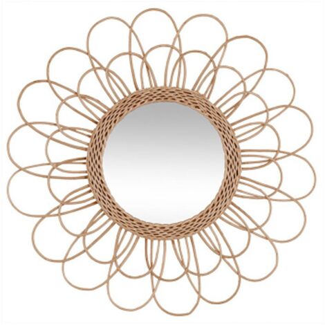 Specchio in rattan Flower D56cm - Atmosphera créateur d'intérieur