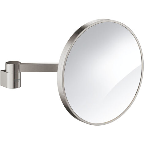Specchio ingranditore Grohe SELECTION 7x ingrandimento acciaio
