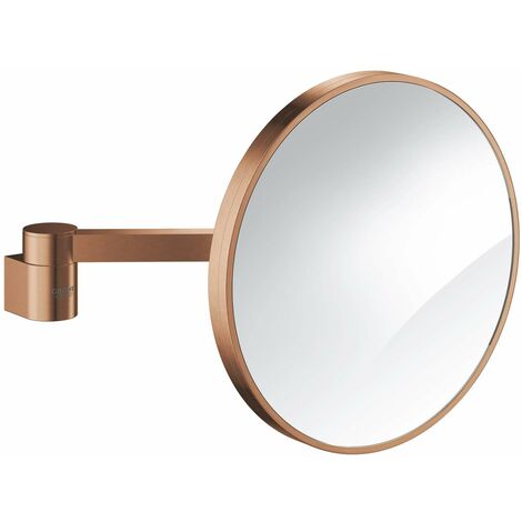 Specchio ingranditore Grohe SELECTION ingrandimento 7x spazzolato oro rosa brillante