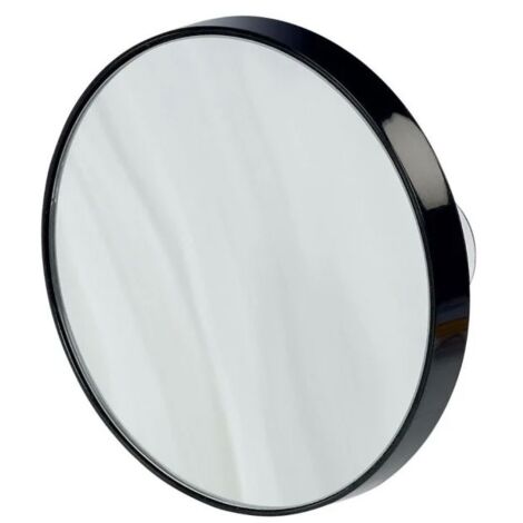 Specchio ingranditore magnetico con ingrandimento 5x, Lineabeta collezione Speci art.56921 in resina verniciata nero 56921.22
