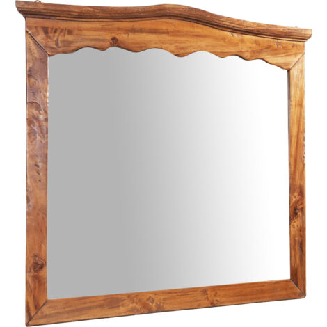 Specchio ingresso da parete Specchiera bagno L90xPR5xH83 cm Specchiera rettangolare da appendere al muro orizzontale verticale