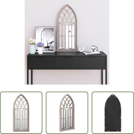 Specchio interno -  Specchio Sabbia 70x30 cm in Ferro per Uso Interno