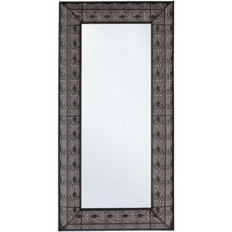 Specchio "Larjam" da parete, con cornice, per bagni e camere da letto -Oro / 70 X 90.5 cm