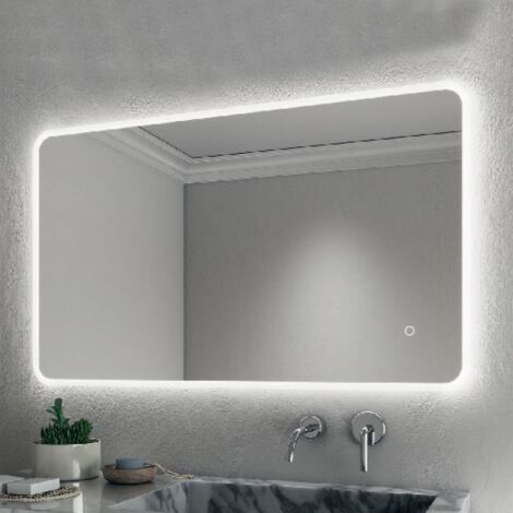 SPECCHIO LED MOD. L207 LINEA VANITAS cm 80 x 60