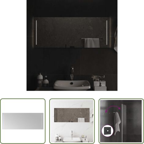 Specchio LED -  Specchio da Bagno con Luci LED 100x40 cm