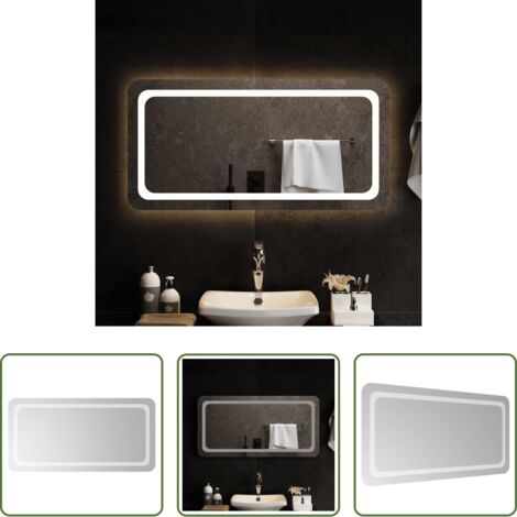 Specchio LED -  Specchio da Bagno con Luci LED 100x50 cm