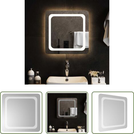 Specchio LED -  Specchio da Bagno con Luci LED 50x50 cm