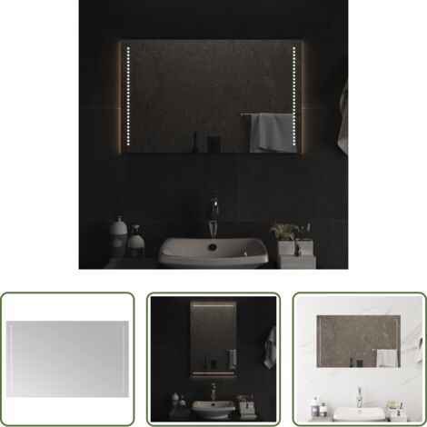 Specchio LED -  Specchio da Bagno con Luci LED 50x80 cm