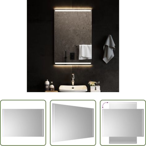 Specchio LED -  Specchio da Bagno con Luci LED 60x90 cm