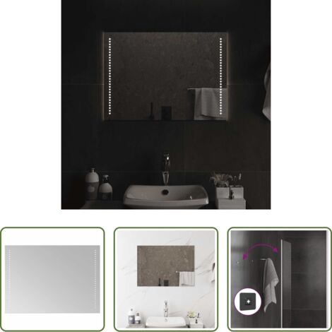 Specchio LED -  Specchio da Bagno con Luci LED 70x50 cm