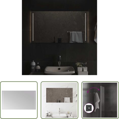 Specchio LED -  Specchio da Bagno con Luci LED 90x50 cm