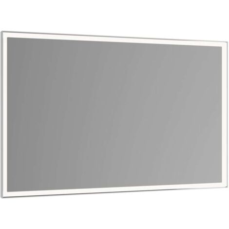 Specchio luminoso Royal Lumos 1200x650x60mm anodizzato argento con riscaldamento dello specchio KEUCO