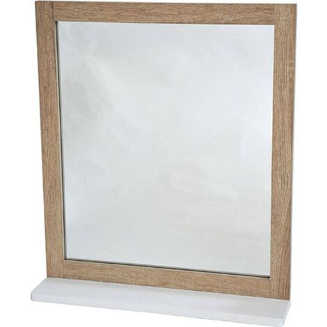 Specchio mdf con ripiano - stoccolma - Tendance