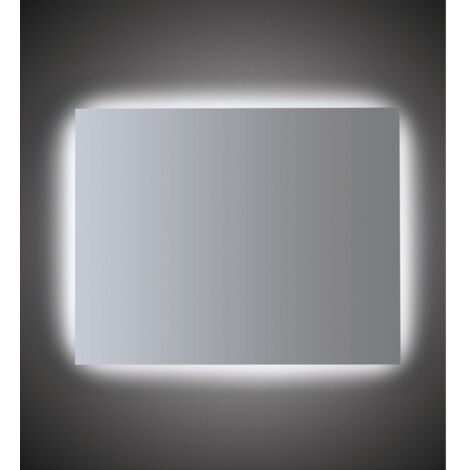 Specchio Moderno con Illuminazione a Led Rettangolare 80x60 da Bagno