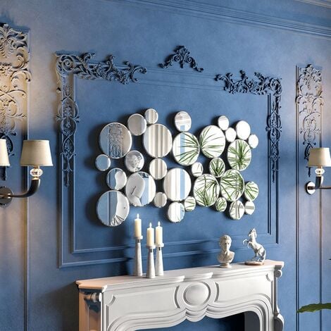 STILPROJECTSTORE - CASA E UFFICIO Specchio moderno da parete con cerchi - Prisma