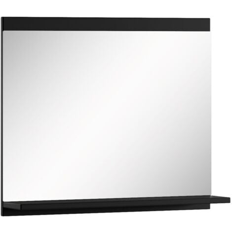 Specchio Montreal 60 x 12 x 50 cm - Nero opaco