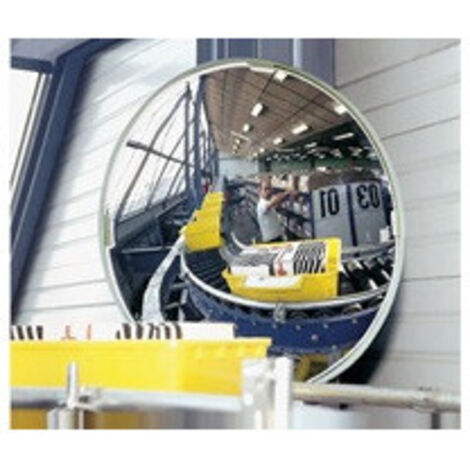 Specchio multiuso D.400mm plastica.bianco per 2 direzioni 5m SPL