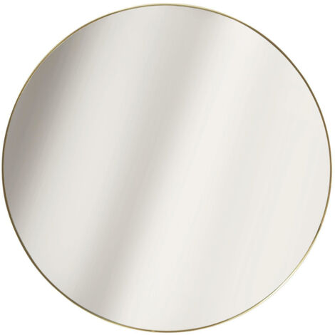 Specchio Navira DESIGN con cornice in metallo dorato 55 cm