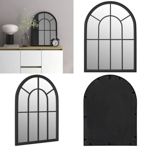 Specchio Nero 60x45 cm Ferro per Uso Interno - Specchio nero - Specchio in ferro