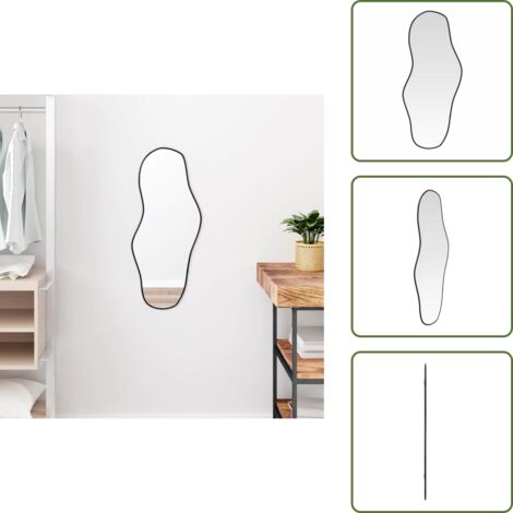 Specchio nero - vidaXL Specchio da Parete Nero 70x30 cm - Specchio per camera da letto