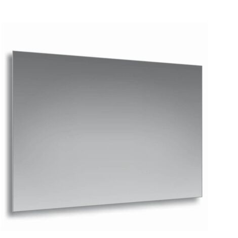 Specchio Ottawa60 con telaio in lamiera zincata filo lucido 60x80cm