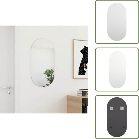 Specchio per camera da letto - vidaXL Specchio 80x40 cm in Vetro - Specchio per salotto