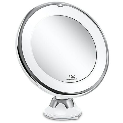 5X ingrandimento MLMIR109 Clearview 8Rotondo LED a Doppia Faccia Tabletop Specchio ingranditore Illuminato 1 