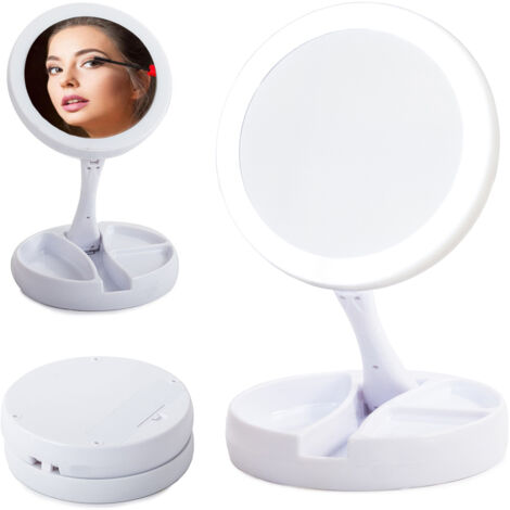 Specchio pieghevole LED (48) GABA
