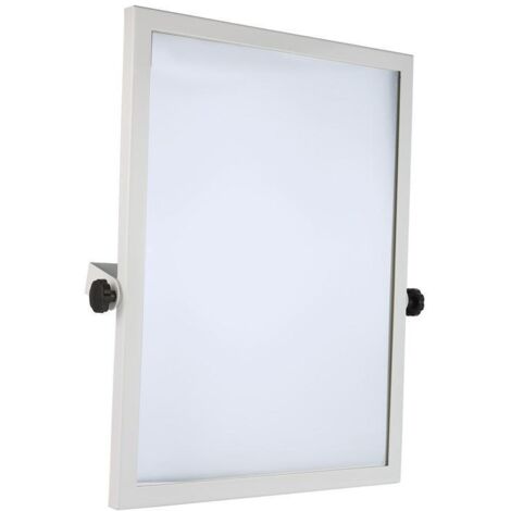 Specchio reclinabile serie easy con cornice bianco 450x600mm idral 12010/1v