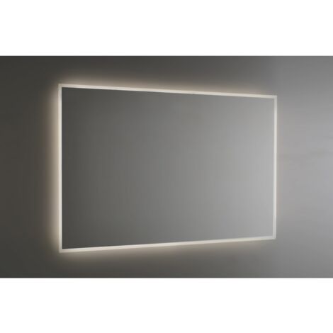 Specchio Retroilluminato da Bagno Rettangolare 100x70 a Led da Parete