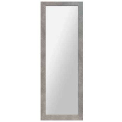 NeuType Specchio da Terra Regolabile con Cornice Rettangolare e Supporto  150 x 50cm Lunga Lega di Alluminio Specchio Figura Intera Specchio da  Parete