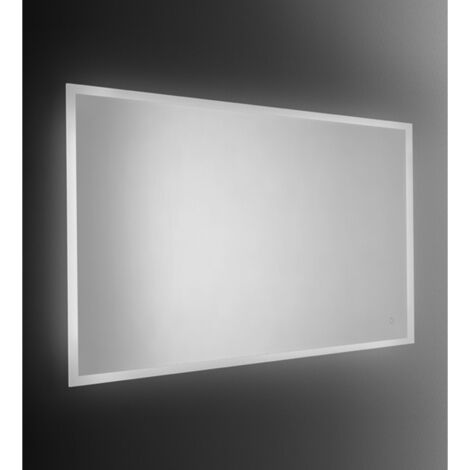 Specchio Rettangolare per Bagno con Illuminazione Perimetrale a Led 80x60