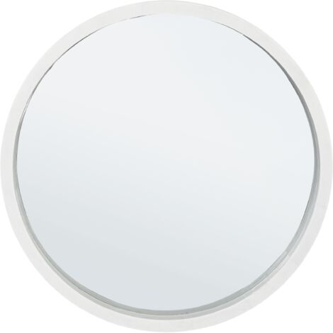 Specchio Rotondo Bianco Moderno da Parete 52 cm - YOUNG