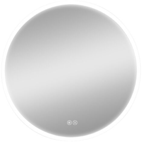 Specchio rotondo con LED da 20W, 60 cm - Edm