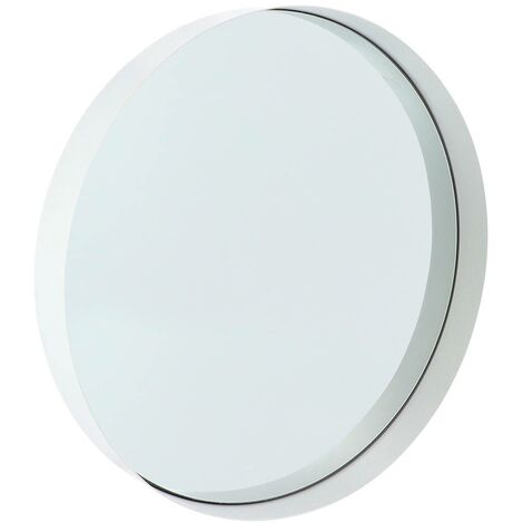 Specchio da Terra 47,5x45,5x154,5 cm Inclinazione Regolabile Bianco