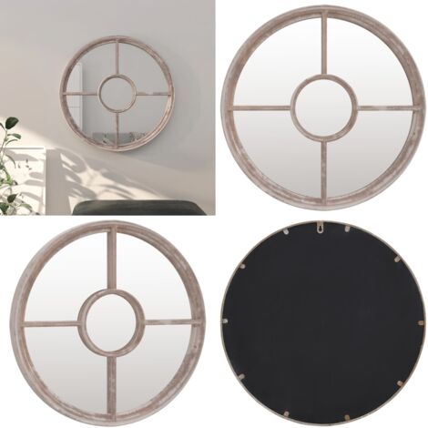 Specchio Sabbia 60x4 cm Ferro Rotondo per Uso Interno - Specchio sabbia - Specchio per interni