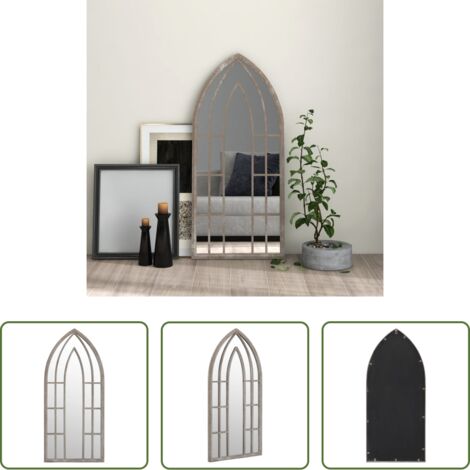 Specchio sabbia -  Specchio Sabbia 100x45 cm Ferro per Uso Interno