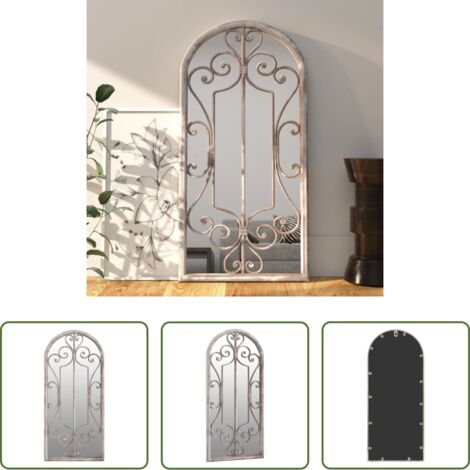 Specchio sabbia -  Specchio Sabbia 100x45 cm Ferro per Uso Interno